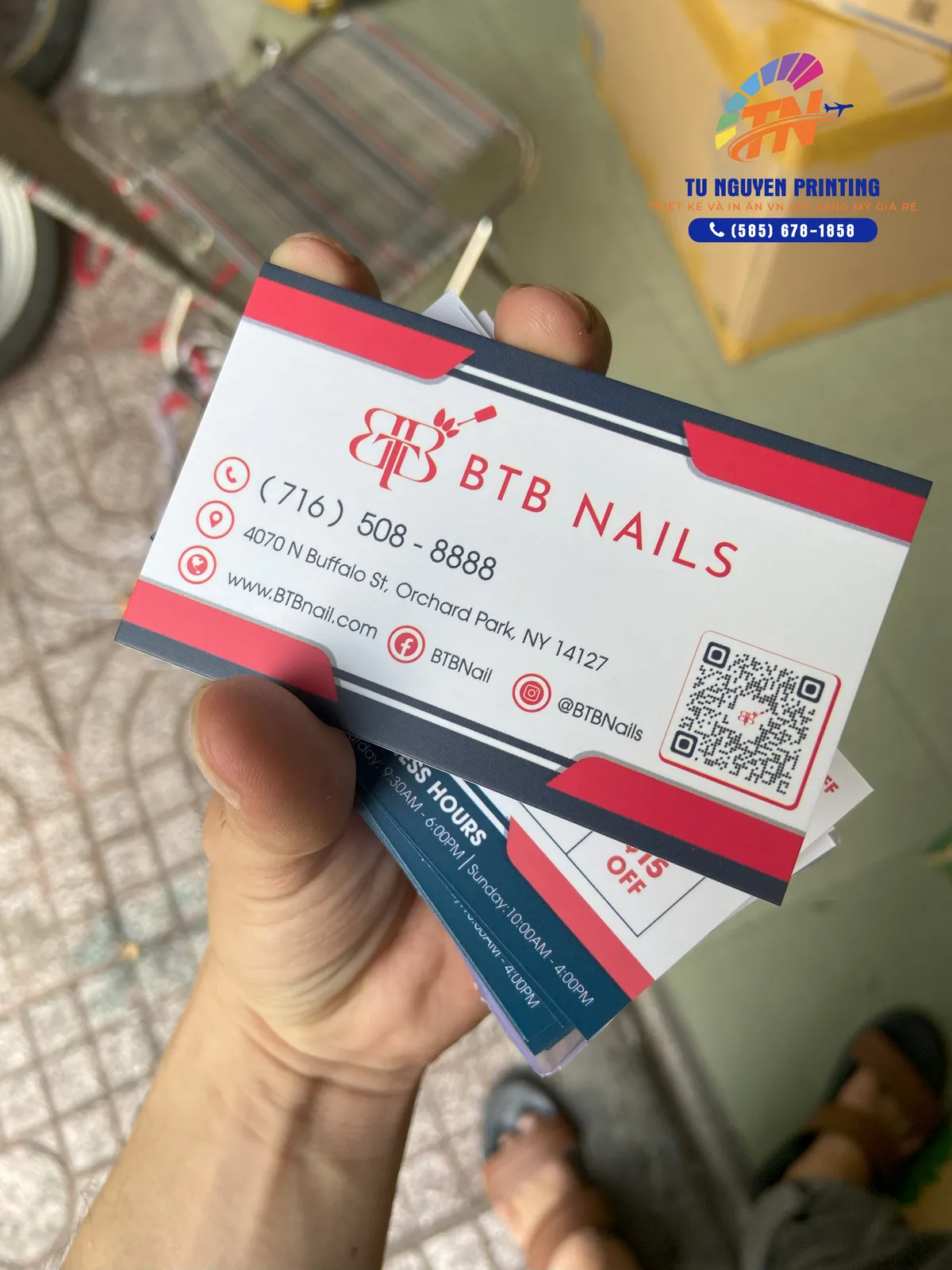 Business Card – mẫu in của Tú Nguyễn Printing