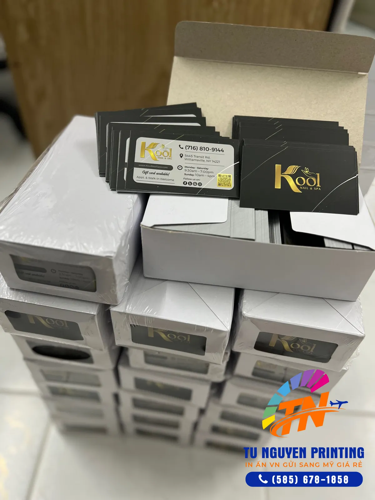 10.000 business card chuẩn bị gửi đi