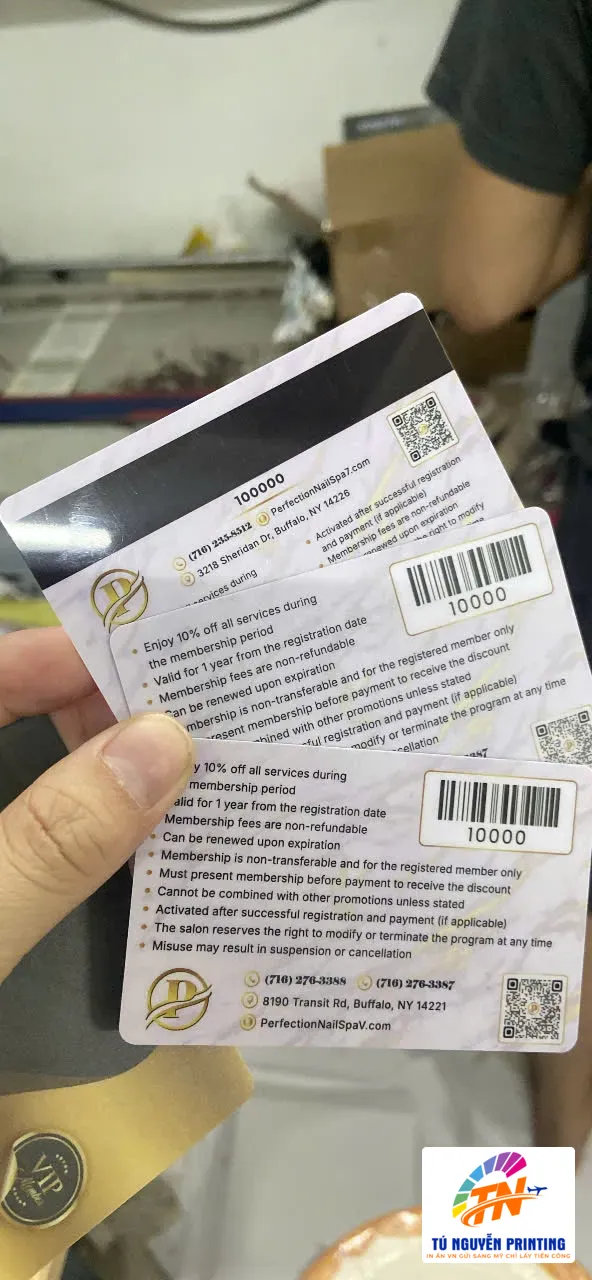Gift Card nhựa PVC 15