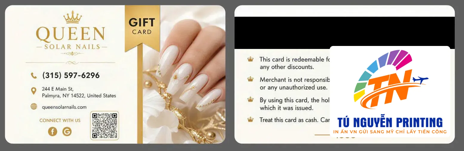 Gift Card nhựa PVC 17