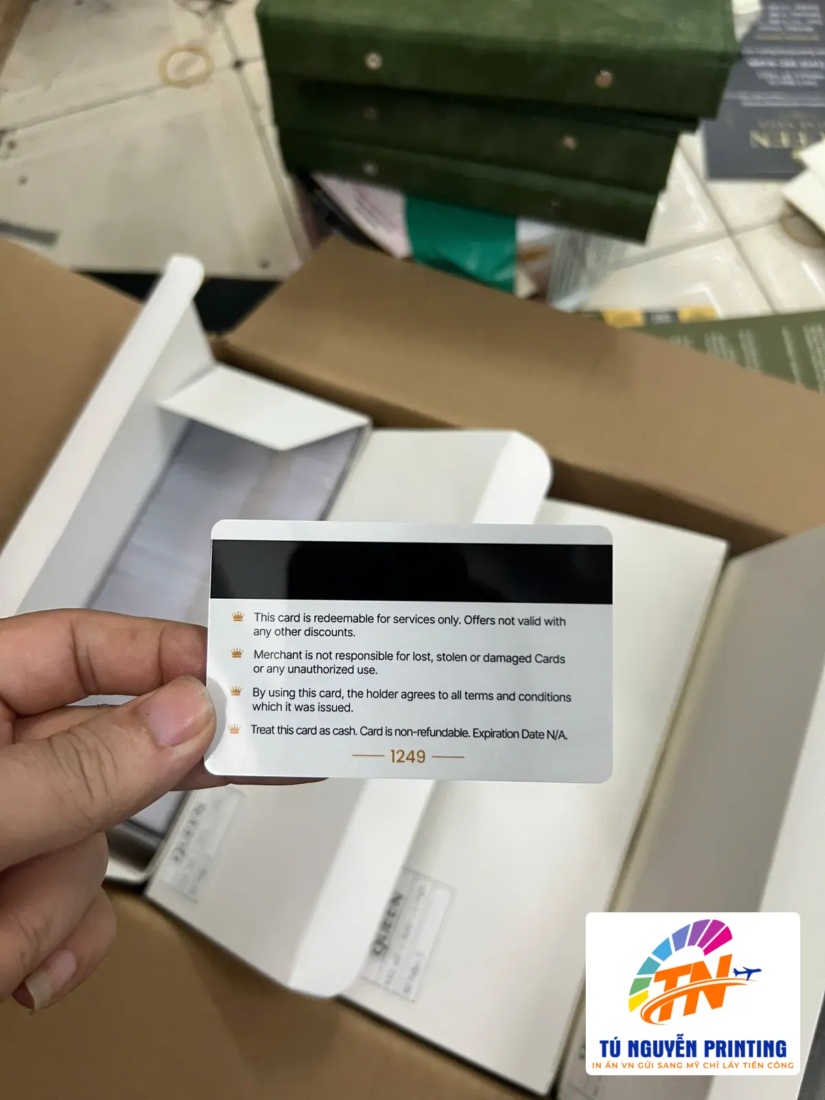 Gift Card nhựa PVC 3