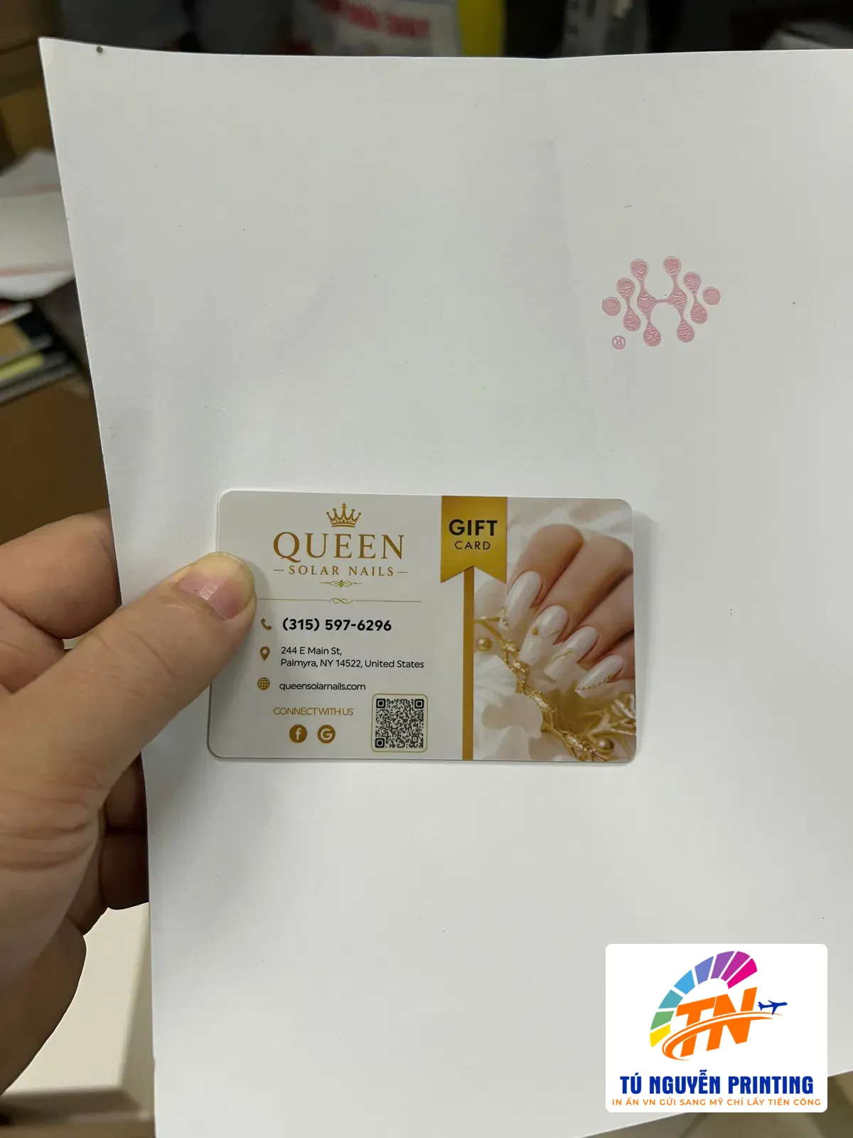 Gift Card nhựa PVC 18