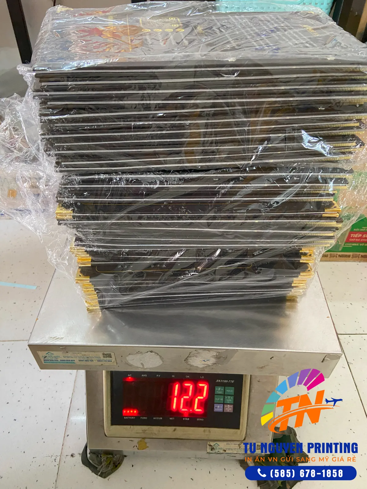 35 cuốn menu book cân 12kg trước khi ship
