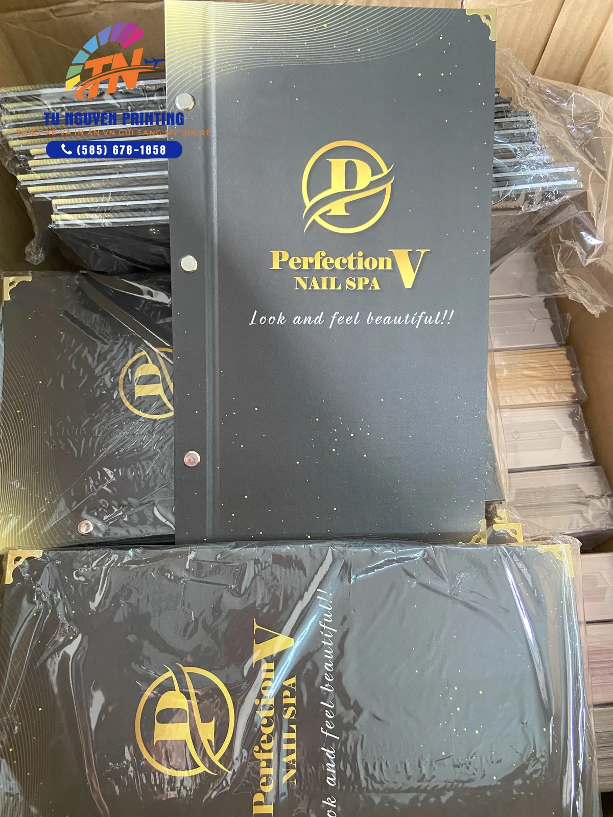 Menu Book tiệm nail Tú Nguyễn Printing 14