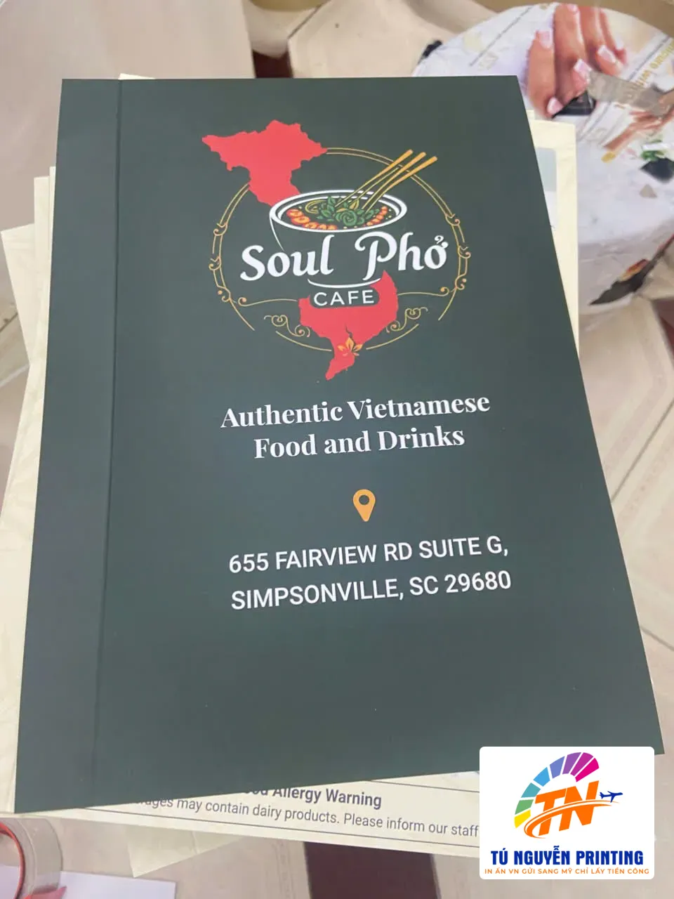 Menu Book tiệm nail Tú Nguyễn Printing 5